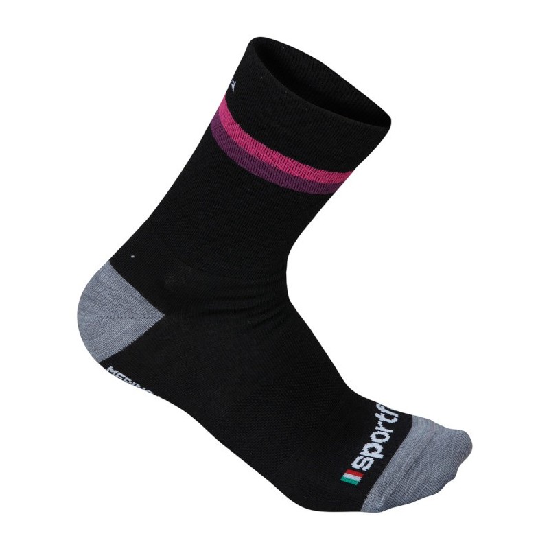Sportful Wool W 14 ullstrumpa svart Sportful Wool W 14 ullstrumpa svart